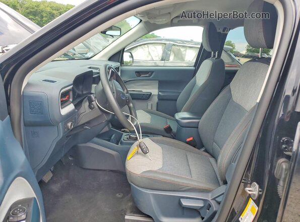 3FTTW8E30NRA69730 2022 FORD MAVERICK Black Widok wnętrza z przodu