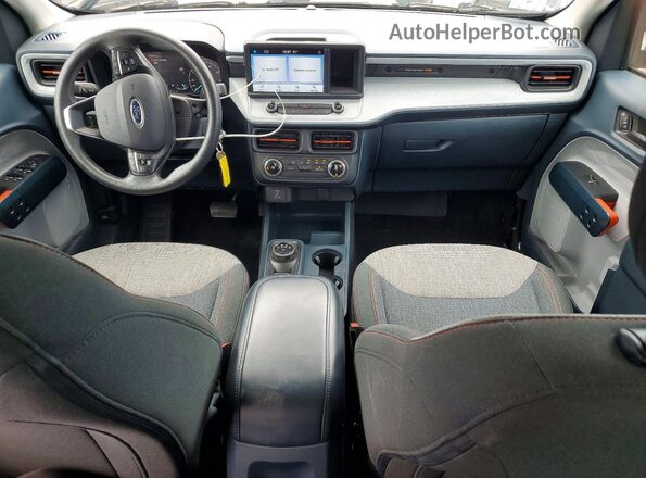 3FTTW8E30NRA69730 2022 FORD MAVERICK Black Widok deski rozdzielczej
