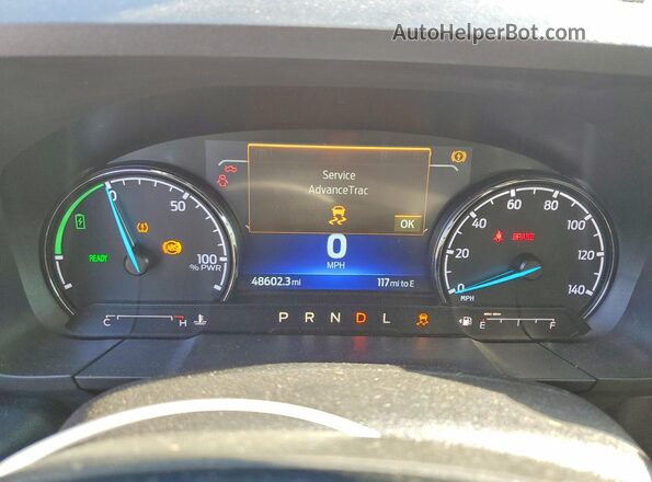 3FTTW8E31PRA69013 2023 FORD MAVERICK Orange Widok zestawu wskaźników