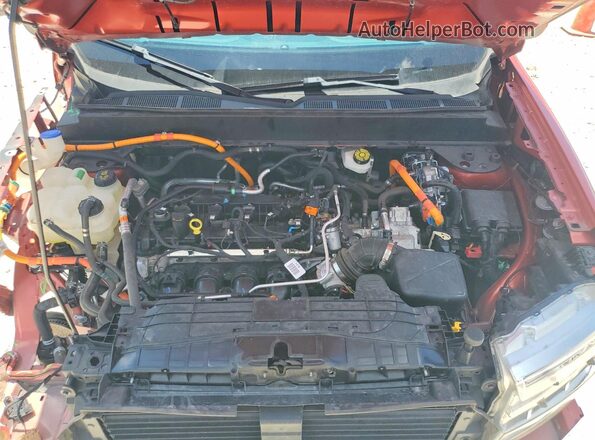3FTTW8E31PRA76172 2023 FORD MAVERICK Красный Вид задней части салона