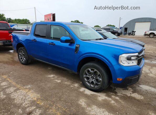 3FTTW8E33NRA56373 2022 FORD MAVERICK Blue Delantero derecho