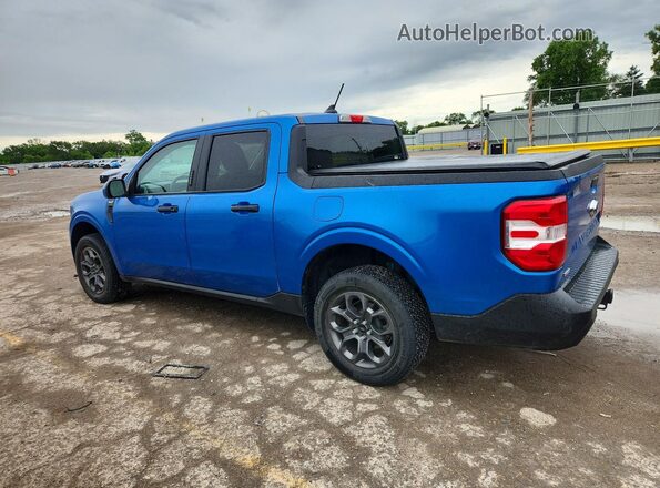 3FTTW8E33NRA56373 2022 FORD MAVERICK Blue Trasero izquierdo
