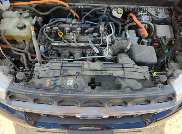 3FTTW8E34NRA80326 2022 FORD MAVERICK Синий Вид задней части салона