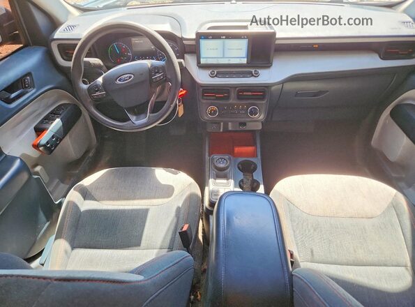 3FTTW8E35PRA31767 2023 FORD MAVERICK Синий Вид панели приборов