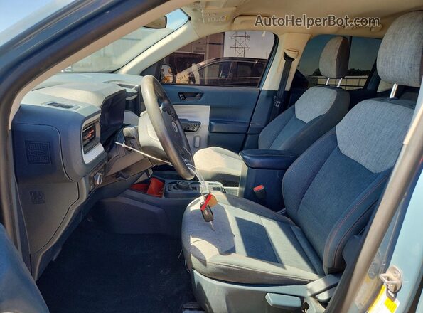 3FTTW8E35PRA31767 2023 FORD MAVERICK Синий Вид салона спереди