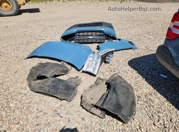 3FTTW8E35PRA31767 2023 FORD MAVERICK Синий Вид подкапотного пространства
