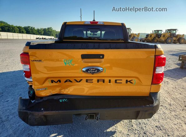 3FTTW8E38PRA27017 2023 FORD MAVERICK Yellow Vista trasera