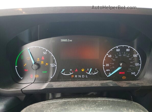 3FTTW8E39PRA93401 2023 FORD MAVERICK White Widok zestawu wskaźników