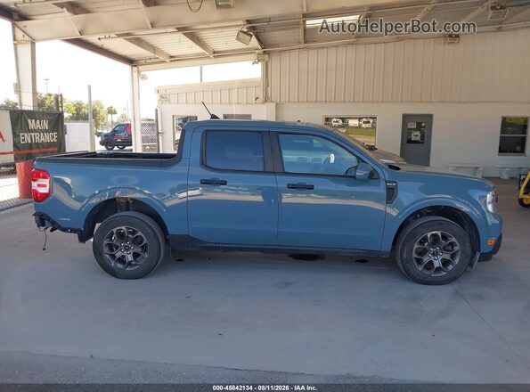 3FTTW8E90NRA41981 2022 FORD MAVERICK Blue Սալոնի 360 աստիճան տեսք