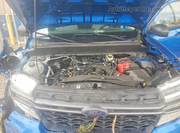 3FTTW8E91NRA44372 2022 FORD MAVERICK Blue Vista interior trasera