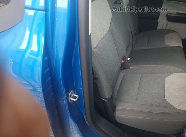 3FTTW8E91NRA44372 2022 FORD MAVERICK Blue Vista de los asientos traseros