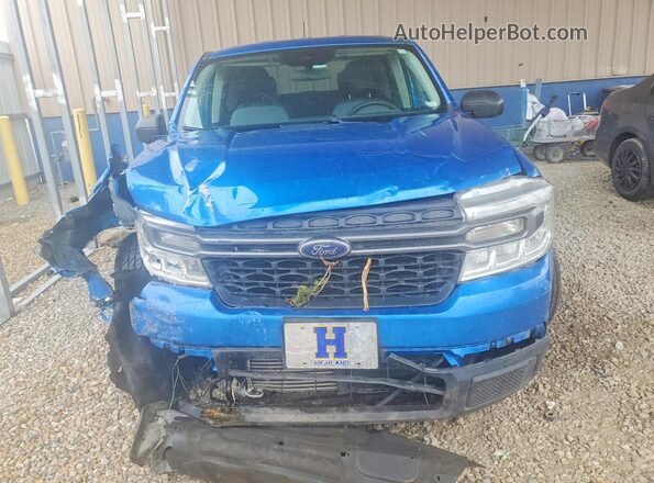 3FTTW8E91NRA44372 2022 FORD MAVERICK Blue Vista frontal
