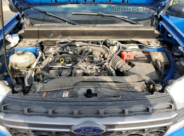 3FTTW8E93NRA97378 2022 FORD MAVERICK Синий Вид задней части салона