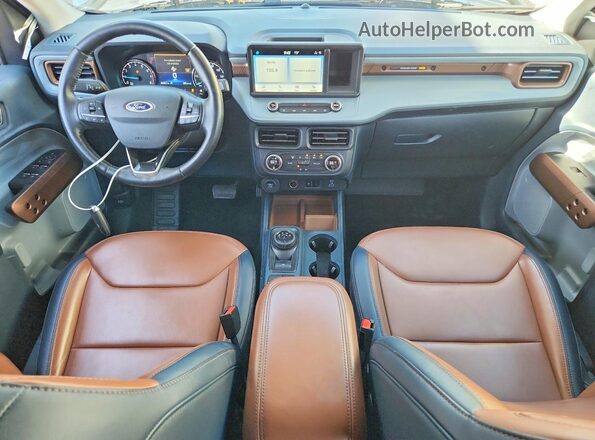 3FTTW8E95NRA34895 2022 FORD MAVERICK White Առջևի վահանակի տեսք