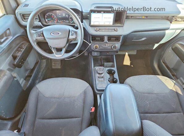 3FTTW8E95NRA81067 2022 FORD MAVERICK Black Вид панелі приладів