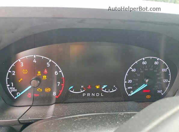 3FTTW8E96NRA95446 2022 FORD MAVERICK Black Instrument cluster view