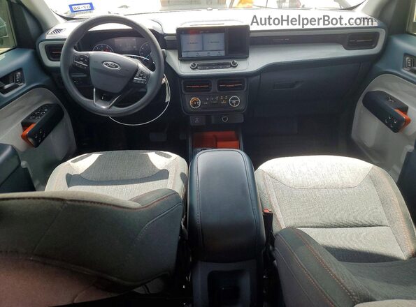 3FTTW8E96PRA21270 2023 FORD MAVERICK White Widok deski rozdzielczej