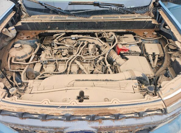 3FTTW8F90NRA29313 2022 FORD MAVERICK Blue Вид задньої частини салону