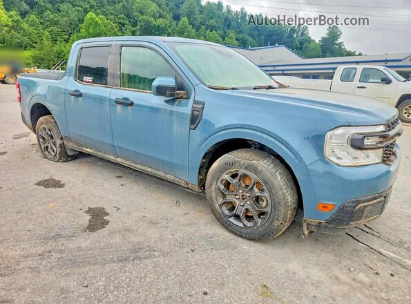 3FTTW8F90NRA29313 2022 FORD MAVERICK Blue Передня права чверть