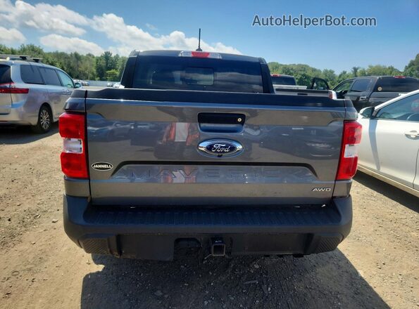 3FTTW8F90NRA46435 2022 FORD MAVERICK Gray Հետևի տեսք