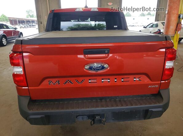 3FTTW8F91NRA05053 2022 FORD MAVERICK Оранжевый Вид салона спереди