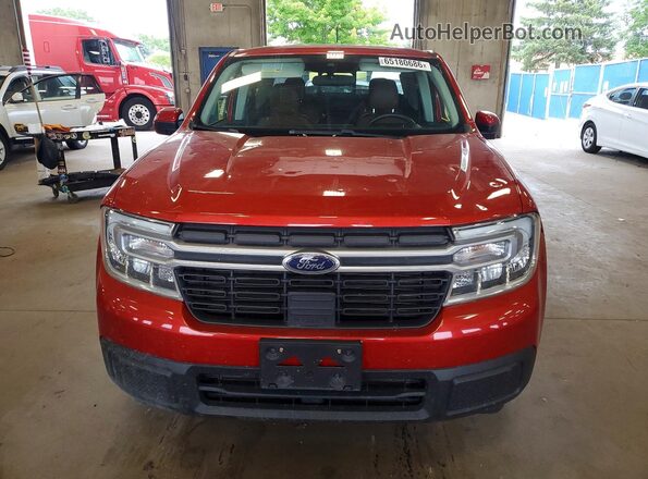 3FTTW8F91NRA05053 2022 FORD MAVERICK Оранжевый Вид сзади