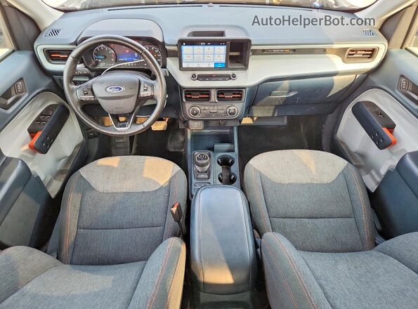 3FTTW8F91NRA10205 2022 FORD MAVERICK White Vista del salpicadero