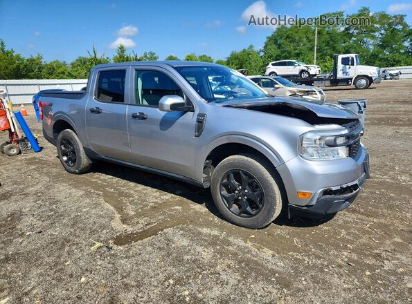 3FTTW8F91NRA14528 2022 FORD MAVERICK Silver Delantero derecho
