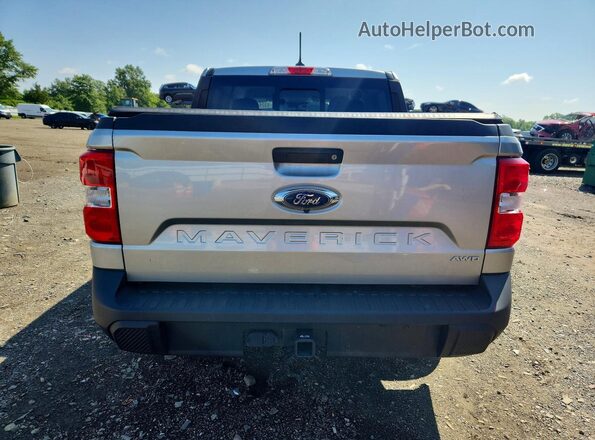3FTTW8F91NRA14528 2022 FORD MAVERICK Silver Vista trasera