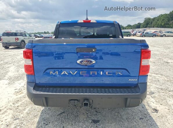 3FTTW8F91PRA21322 2023 FORD MAVERICK Blue Rear view