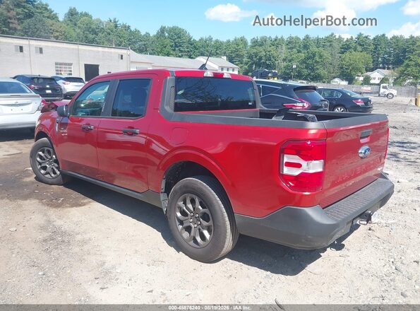 3FTTW8F92NRA36585 2022 FORD MAVERICK Red უკანა მარცხენა