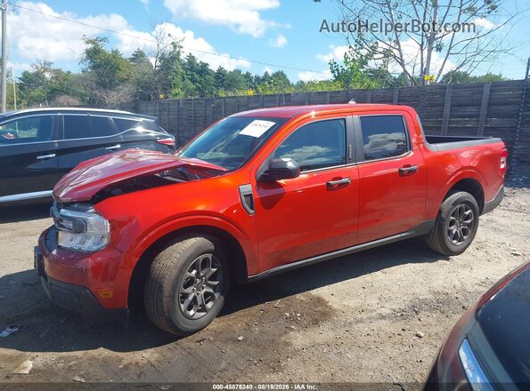 3FTTW8F92NRA36585 2022 FORD MAVERICK Red სალონის 360-გრადუსიანი ხედი