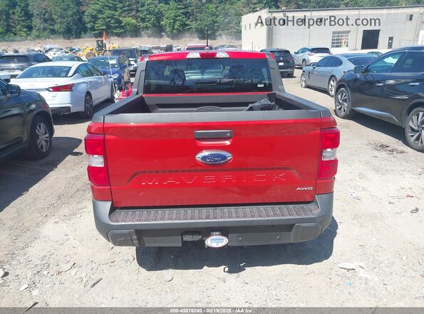 3FTTW8F92NRA36585 2022 FORD MAVERICK Red 