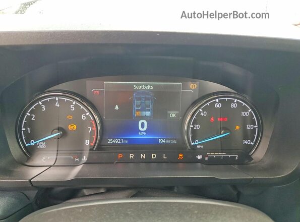 3FTTW8F92PRA99589 2023 FORD MAVERICK Gray Widok zestawu wskaźników