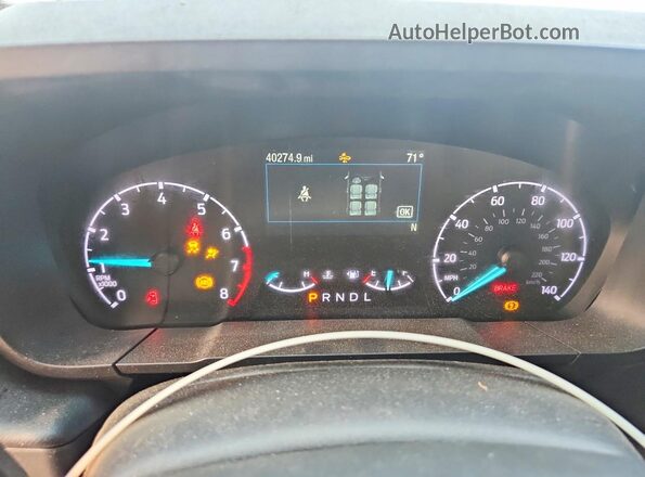 3FTTW8F93NRB14811 2022 FORD MAVERICK Gray Vista del cuadro de instrumentos