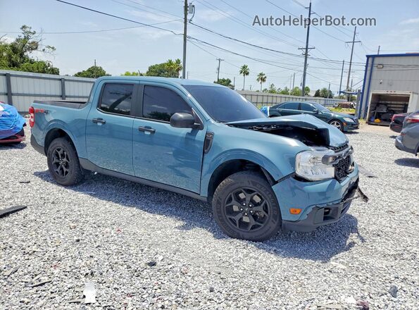 3FTTW8F94NRA05709 2022 FORD MAVERICK Blue Առջևի աջ