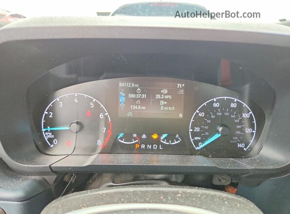 3FTTW8F94NRA25443 2022 FORD MAVERICK Blue Vista del cuadro de instrumentos