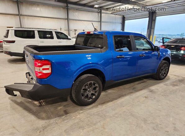 3FTTW8F94NRA25443 2022 FORD MAVERICK Blue Trasero derecho