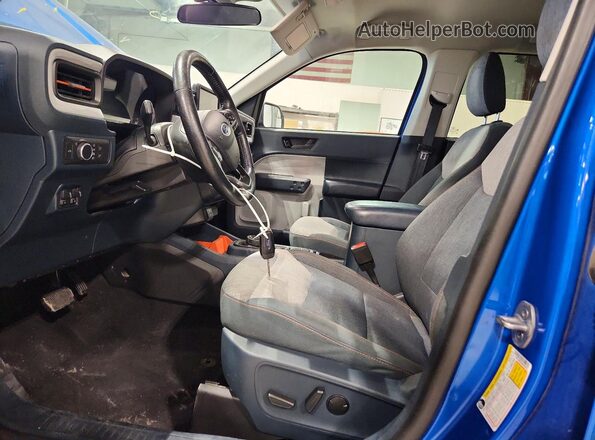 3FTTW8F94NRA25443 2022 FORD MAVERICK Blue Vista interior delantera