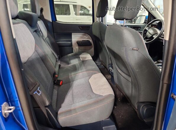 3FTTW8F94NRA25443 2022 FORD MAVERICK Blue Vista de los asientos traseros