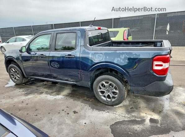 3FTTW8F94NRA77574 2022 FORD MAVERICK Blue Հետևի ձախ