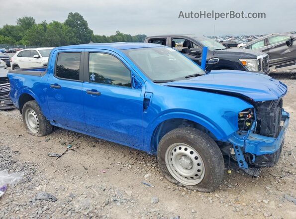 3FTTW8F95NRA19232 2022 FORD MAVERICK Синий Передняя правая четверть