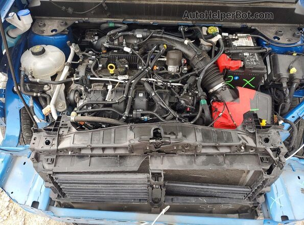 3FTTW8F95NRA19232 2022 FORD MAVERICK Синий Вид задней части салона