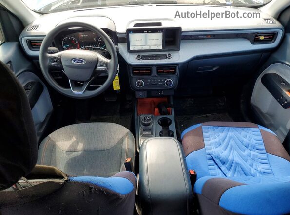 3FTTW8F95NRA24575 2022 FORD MAVERICK Бирюзовый Вид панели приборов
