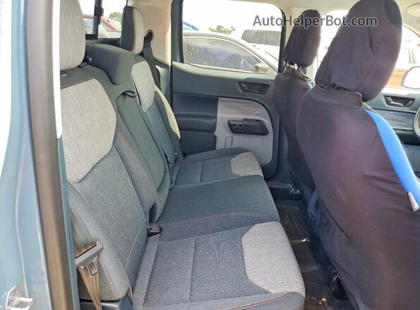 3FTTW8F95NRA24575 2022 FORD MAVERICK Бирюзовый Вид задней части салона
