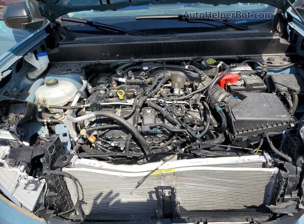3FTTW8F95NRA24575 2022 FORD MAVERICK Бирюзовый Вид подкапотного пространства