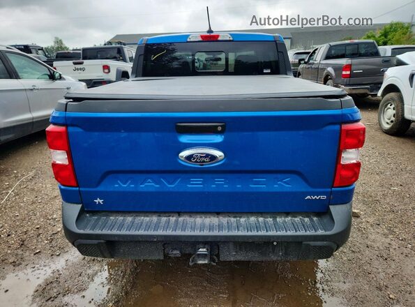 3FTTW8F96NRA23967 2022 FORD MAVERICK Blue უკანა ხედი