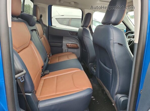 3FTTW8F96NRA23967 2022 FORD MAVERICK Blue უკანა სავარძლების ხედი
