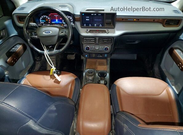 3FTTW8F96NRB14656 2022 FORD MAVERICK Black წინა პანელის ხედი