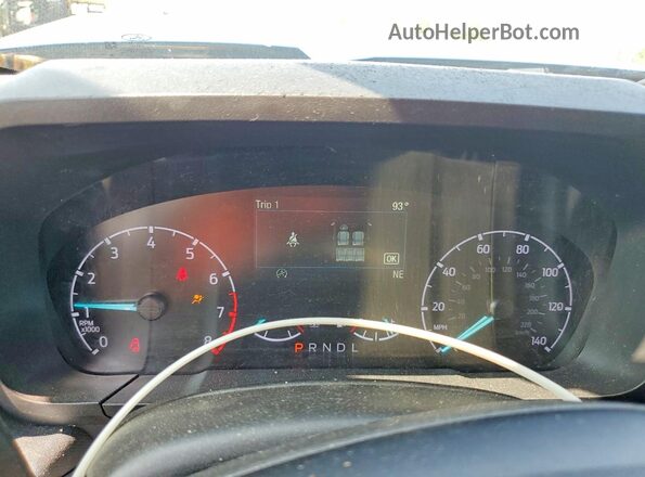 3FTTW8F96PRA38763 2023 FORD MAVERICK Синий Вид щитка приборов